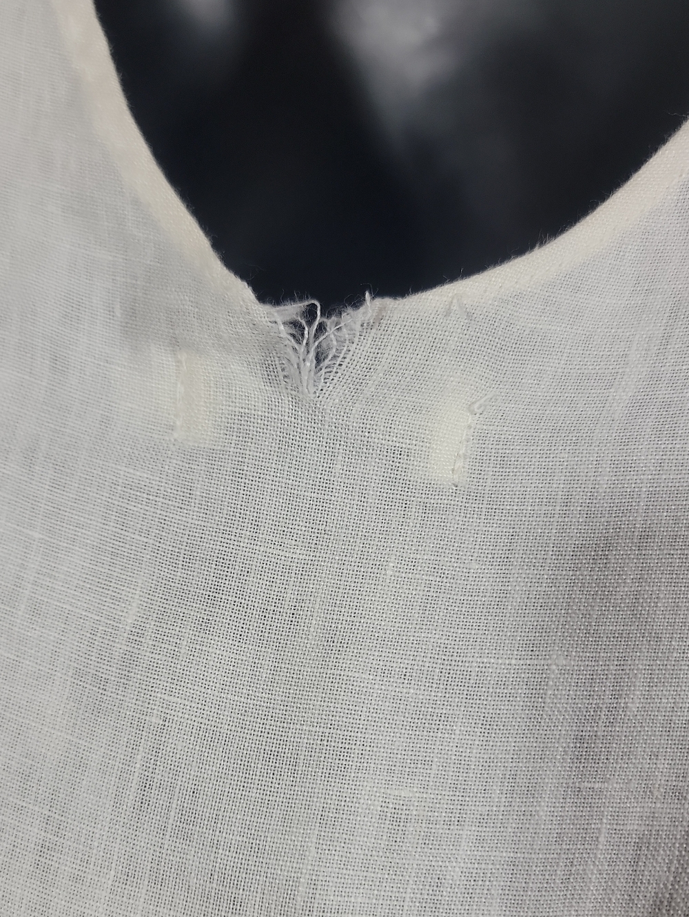 OZMA of California Sleeveless V-Neck Linen Jumpsuit - Picture 7 of 16